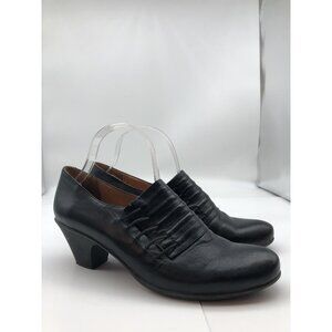Zeta Made In Spain Leather Shoes Size 41 10.5 pumps black Dark Academia